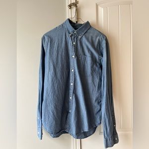 Club monaco mens denim shirt size M